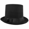 Black Deluxe Felt Tall Top Hat -The Costume Cove Store 24028BKAO 05072.1655152858