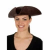 Brown Tricorne Hat