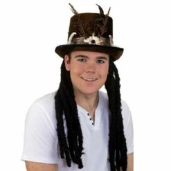 Witch Doctor Dreadlock Hat