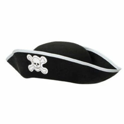 Black Felt Child's Pirate Hat