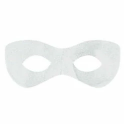 Solid Color Hero Mask - White