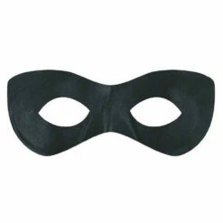Solid Color Hero Mask - Black