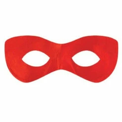 Solid Color Hero Mask - Red