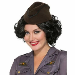 Brown 1940's Army Hat