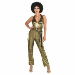 Disco Solid Gold Jumpsuit