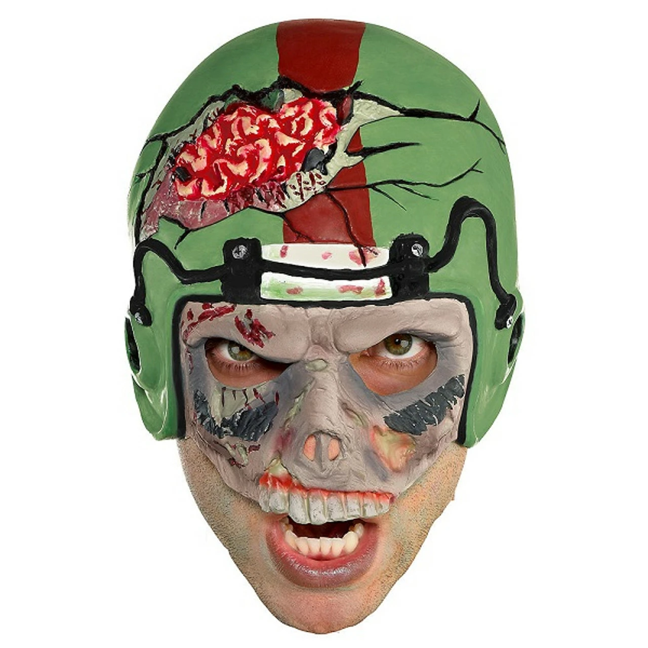 Zombie Football Player Mask 3 Zombie Football Player Mask