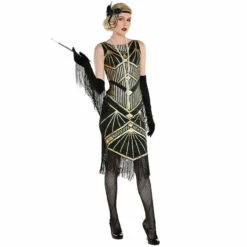 Roaring 20's Art Deco Flapper