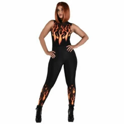 Devil Flames Catsuit