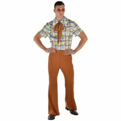 60's Collared Shirt & Pants Set