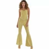 Gold Metallic Disco Jumpsuit -The Costume Cove Store 8409779 63650.1693943347