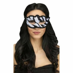 Zebra Venetian Mask